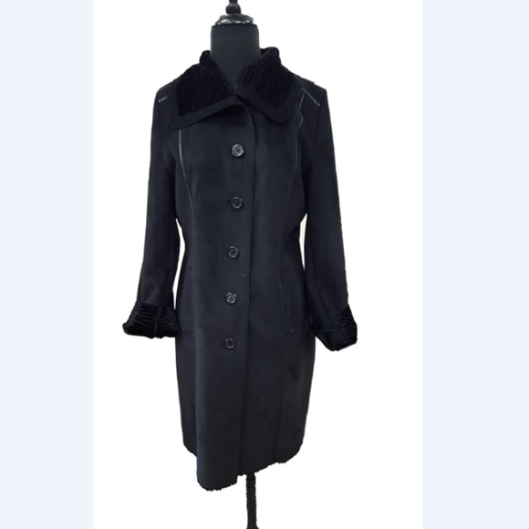 Marvin Richards Faux Fur Black Shearling